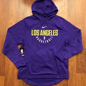 lakers nike zip up hoodie